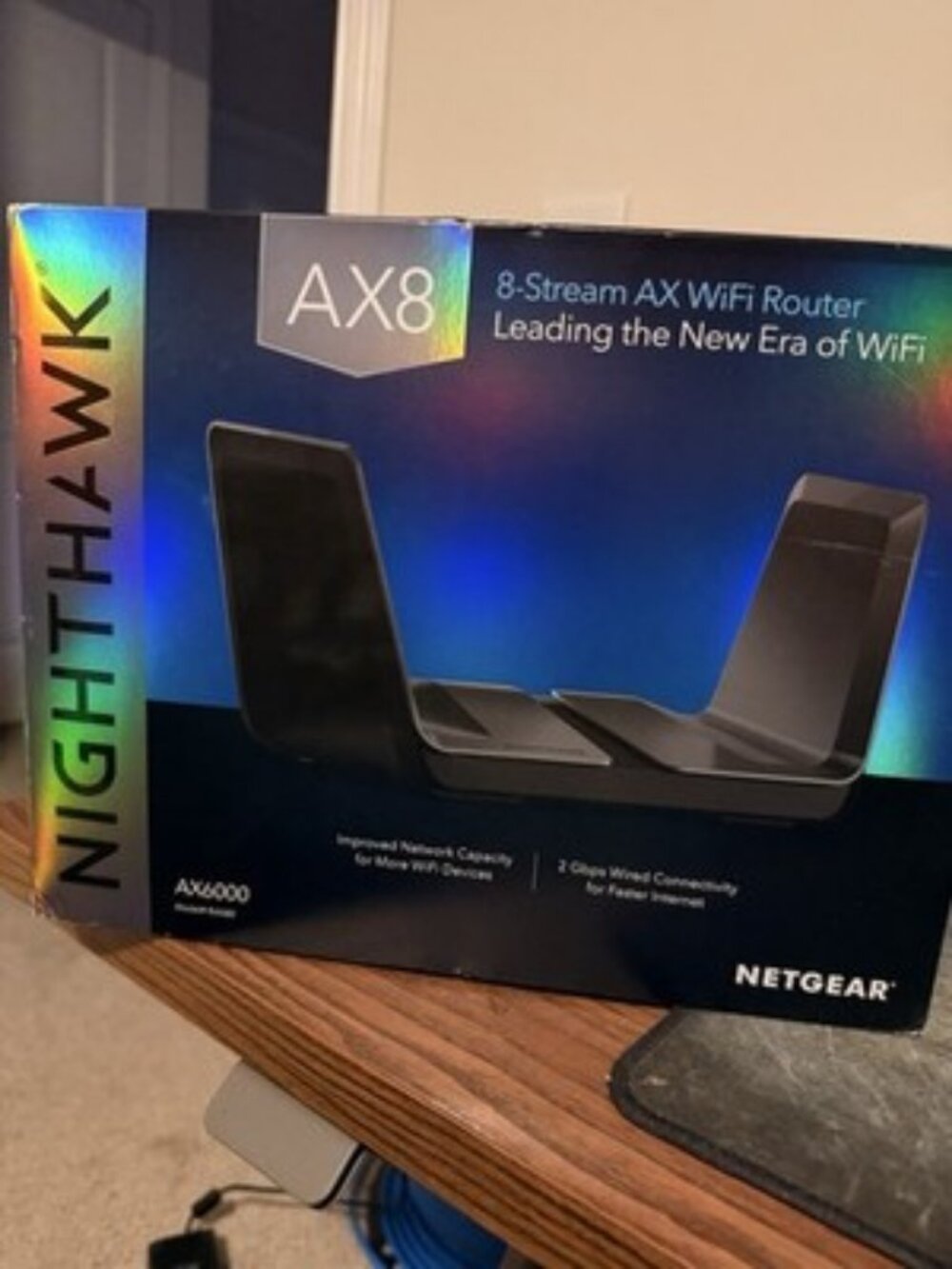 NETGEAR Nighthawk AX8 Dual-Band 8-Stream Wi-Fi 6 Router AX6000